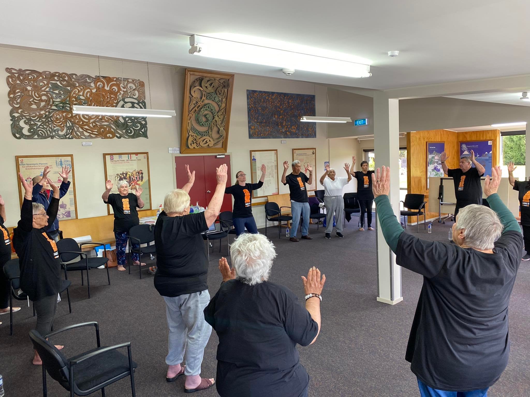 Kaumātua from Hokonui Rūnaka take part in Taurite Tū.